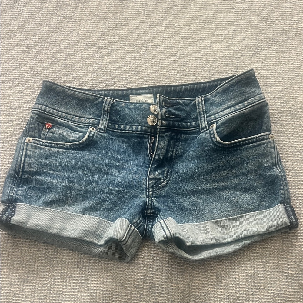 Hudson Women's Dark Blue Jean Shorts